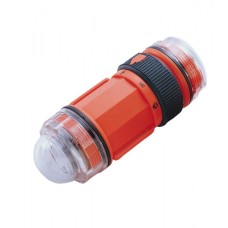 Фонарь подводный сигнальный ist led , красный, пластик, батарейки аа ls3